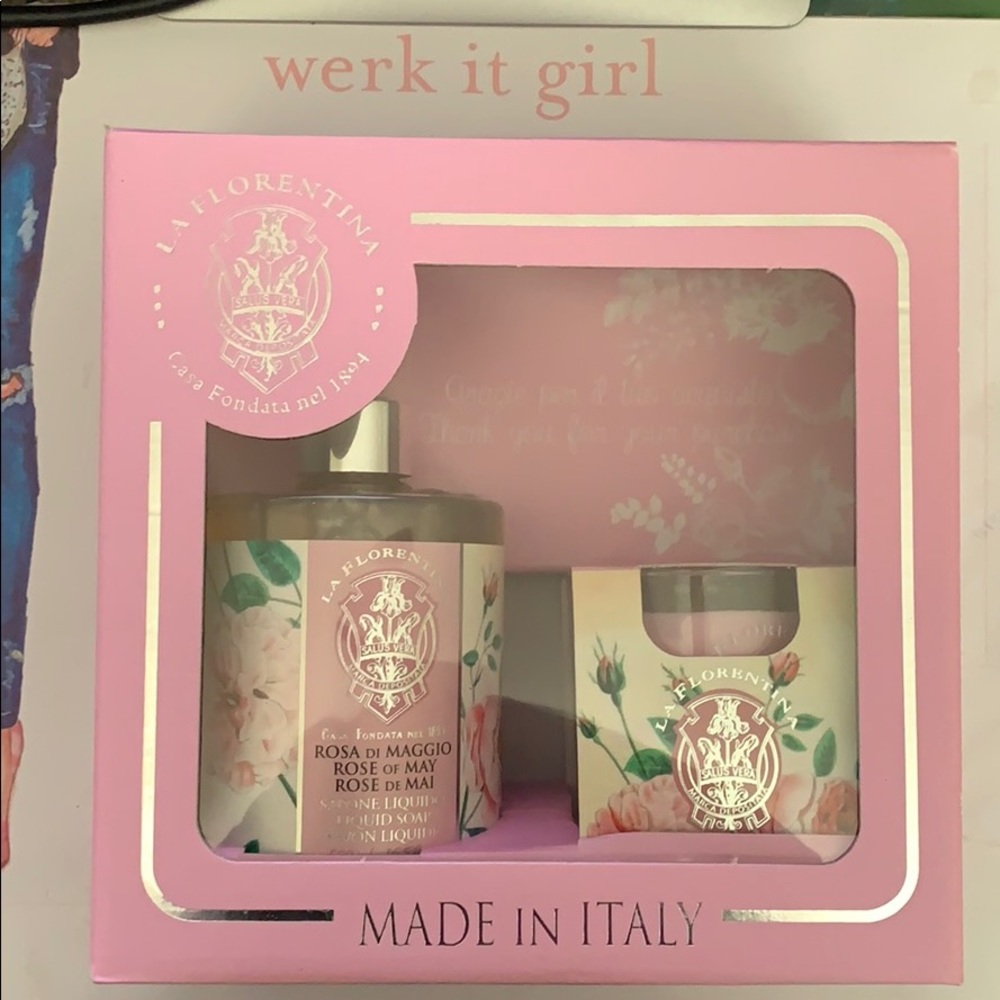 LA FLORENTINA made in Italy candle soap set
